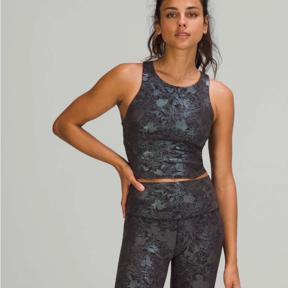 Bundle NWT lululemon Invigorate Training Tank Top Sz 6 Wunder Train Tight 25” 2